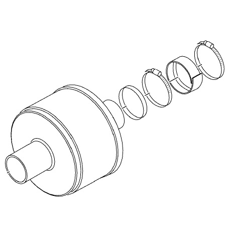 Bosch Abgasschalldämpfer DN130 8718584389