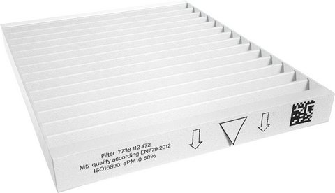 Buderus FSM5 100 Luftfilter Set 2 Stk FSM5, für Logavent HRV156 K 7738112472