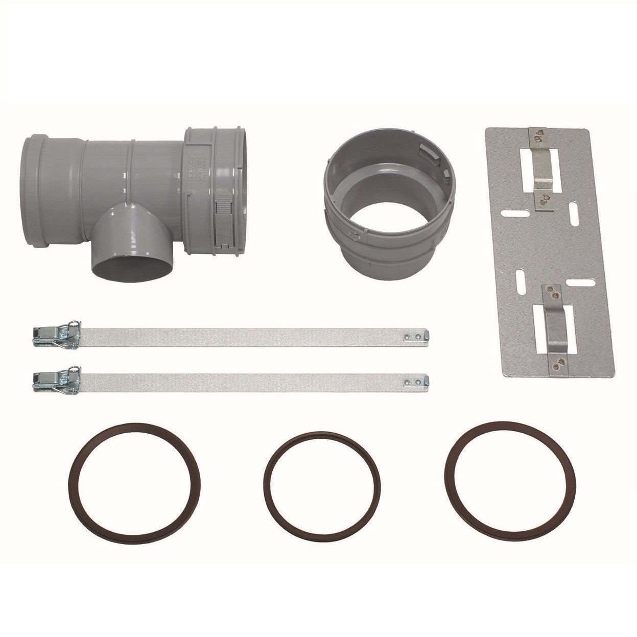 Vaillant T-Stück DN 100 für Abgasanschluss 80/125mm für flexible Abgasleitung DN 100, PP 0020016408