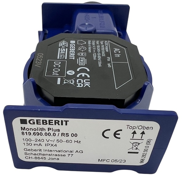 Geberit Netzteil Schublade zu Monolith Plus 242.969.00.1