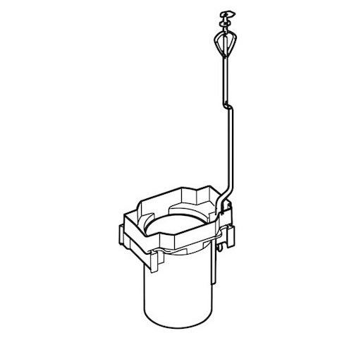 Schell Auslaufventilhalter für MONTUS Spülkasten 8cm 292240099