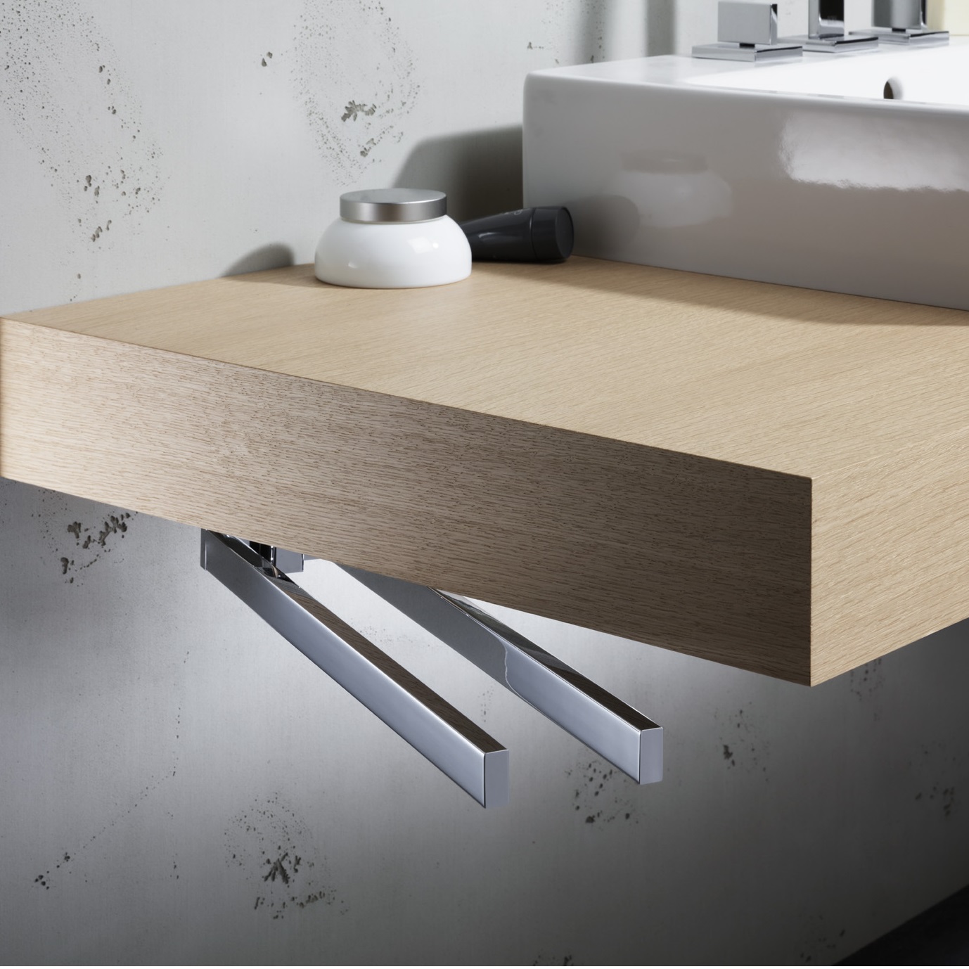 Avenarius Universal Handtuchhalter eckige Form 42,4cm 9001430010