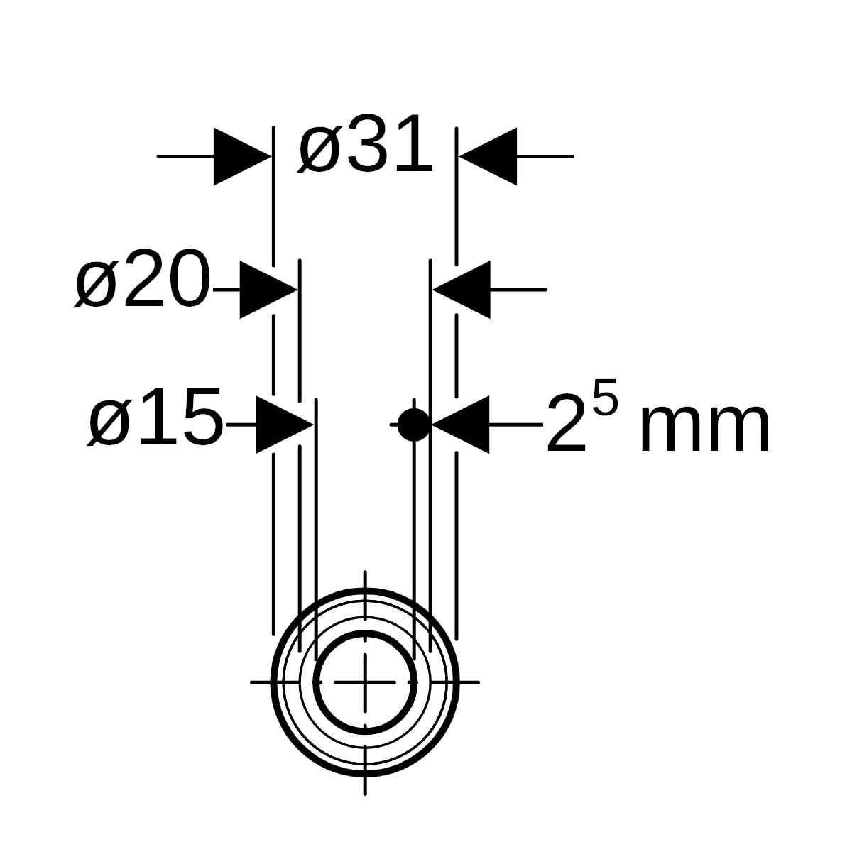 Geberit Mepla Systemrohr ML, Rollenware d20 L: 50m mit Schutzrohr 602.131.00.2