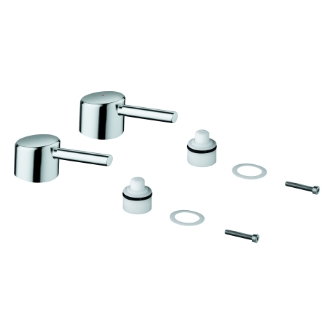 Grohe Griffpaar Markierung blau/rot für Concetto chrom 48310000