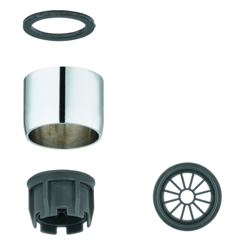 Grohe Strahlregler für offene Warmwasserbereiter M22x1 chrom 46163000