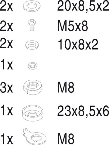 Bosch / Buderus Kleinteile Set Inertanode G1 1/2" 87185424440