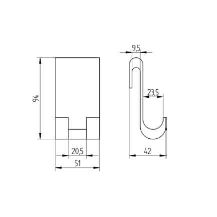 Avenarius Silikon-Halterung für 9004615041