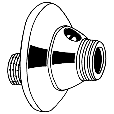 Grohe S-Anschluss Verstellbereich 10mm, 1/2"x3/4" absperrbar chrom 12400000