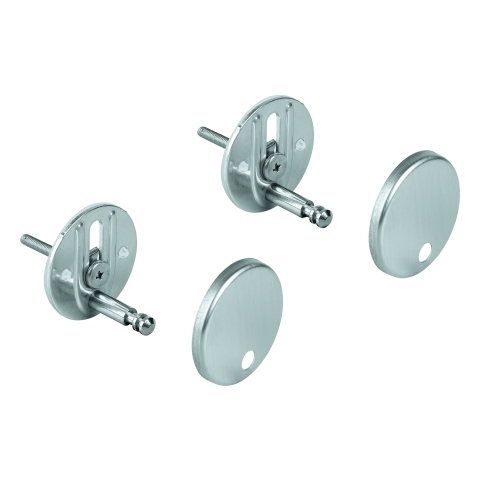 Grohe Befestigungssatz für Bau Keramik WC-Sitz und Deckel chrom 49529000