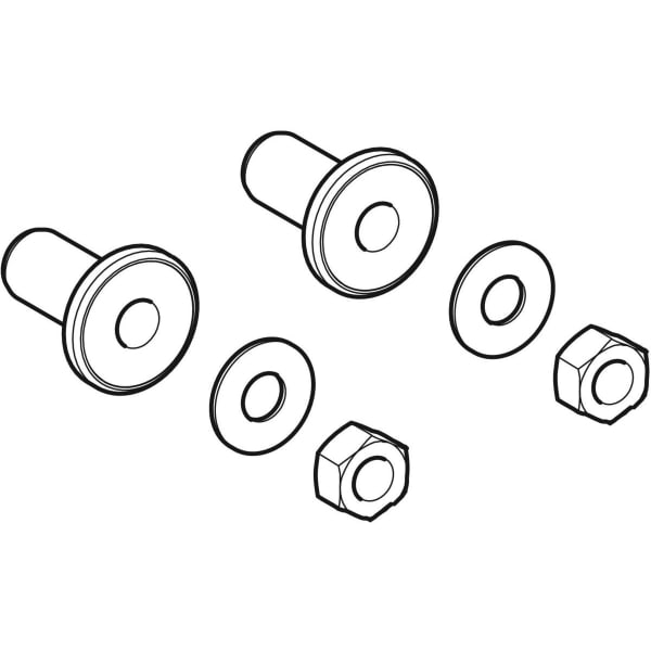 Geberit Set Schallschutzhülsen zu AquaClean Mera 243.697.00.1