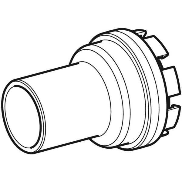 Geberit Abgangsrohr PP/PE 40/40 zu Duschwannenablauf d90 243.576.00.1