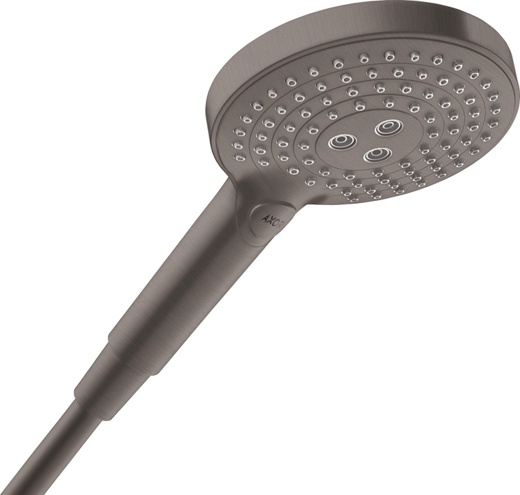 Hansgrohe Handbrause 120 3jet EcoSmart Axor brushed black chrom 26051340
