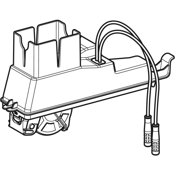 Geberit Oberteil mit Servomotor für Geruchsabsaugung 245.644.00.1