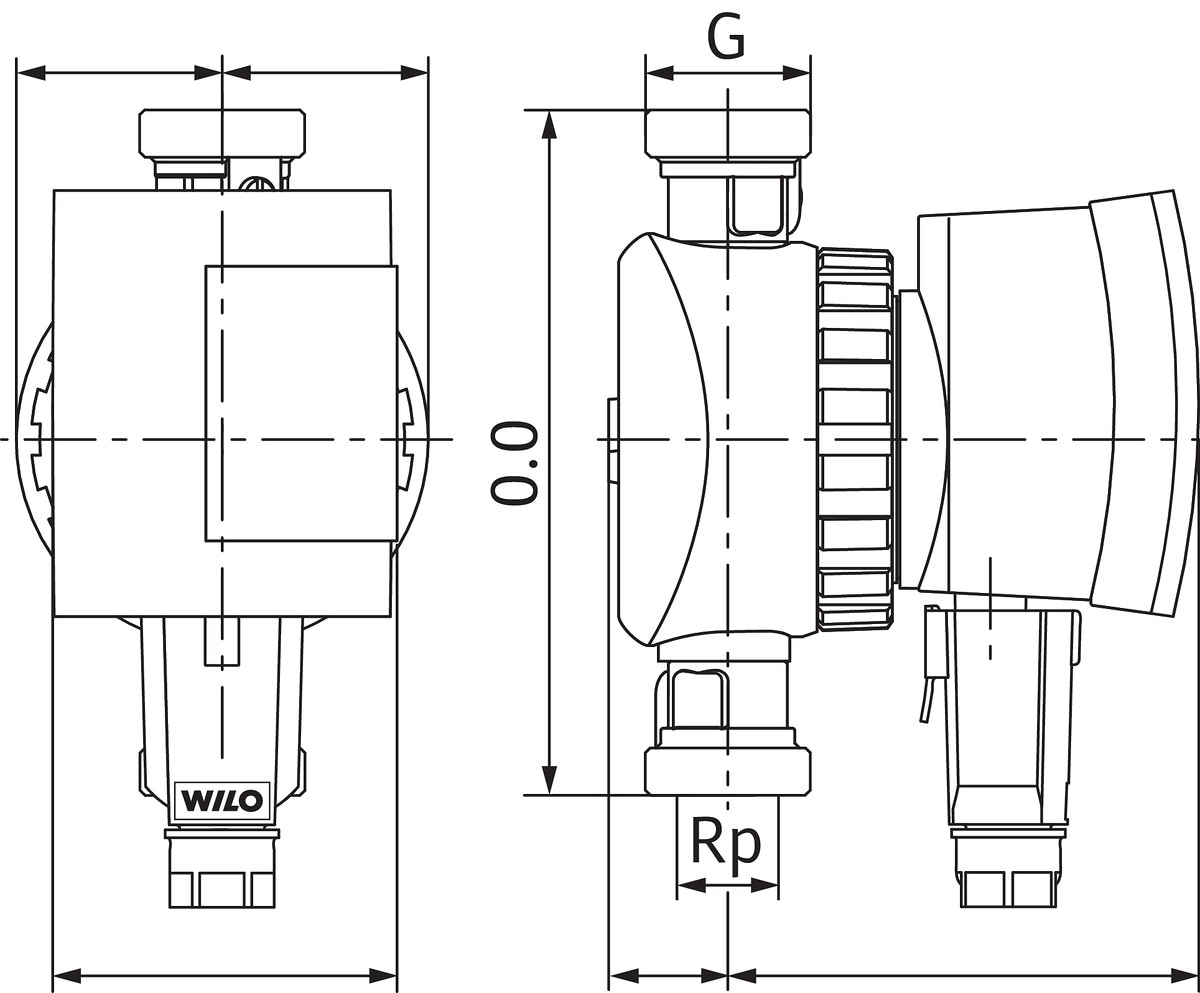 Wilo Reservemotor für für Star-Z NOVA, A, C, SmartHome für Trinkwarmwasser-Hocheffizienzpumpe 4132753