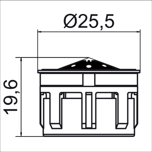 Neoperl Crystal Laminar Innenteil o. Dichtung, M28 60-70 l/min 01260190