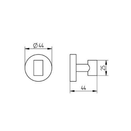 Avenarius Magnet-Handtuchhaken 9001660010