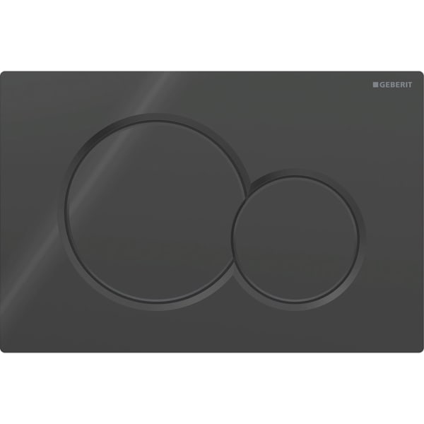 Geberit Sigma01 Betätigungsplatte, für 2-Mengen-Spülung schwarz 115.770.DW.5