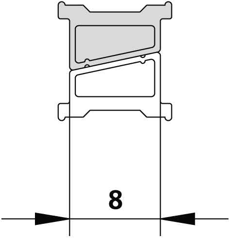 Kermi Magnetleiste Länge: 2000mm 6002716