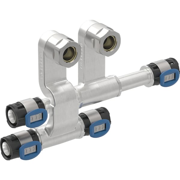 Geberit FlowFit Set Anschluss-T-Stück für Vorlauf/Rücklauf SiBr d20-15-20 619.441.22.2