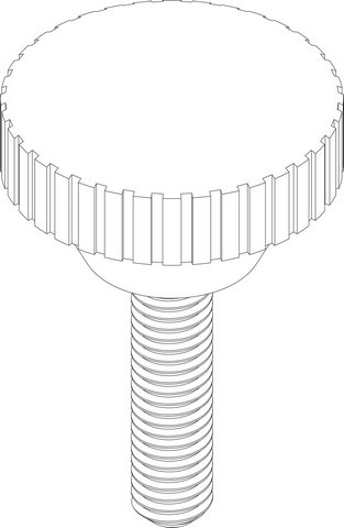 Bosch / Buderus Schraube Rändelschraube 87186682300