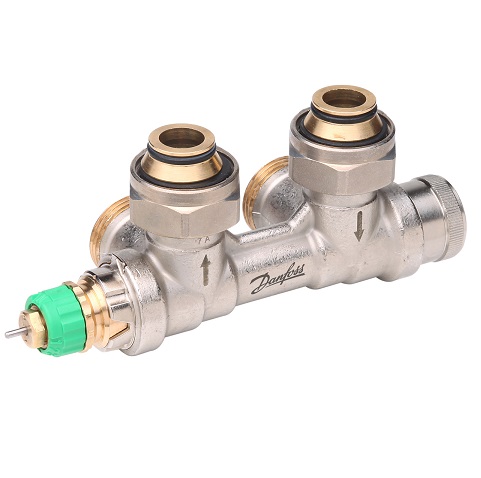 Danfoss dynamischer VHS-DV Fühler links Eck, Ventileinsatz im VL für Heizkörper mit 3/4" 013G7881