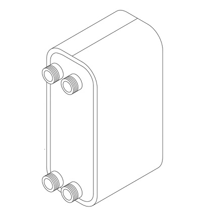 Bosch / Buderus Wärmetauscher 87183104370