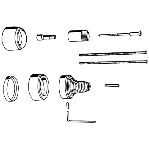 Grohe Verlängerungsset 27,5mm DN15 weiß 47261L00