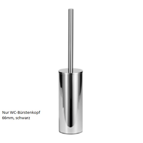 Avenarius WC-Bürstenkopf 66mm, schwarz 1002590040