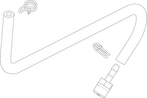 Bosch / Buderus Anschlussset DL1E-130Z 8738804064