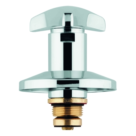 Grohe Oberteil für Unterputz-Ventile Trecorn Griff mit Markierung blau 3/4" chrom 11504000