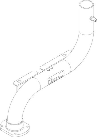 Bosch / Buderus Gasanschlussrohr VM CLA-1 150-300 8738804935