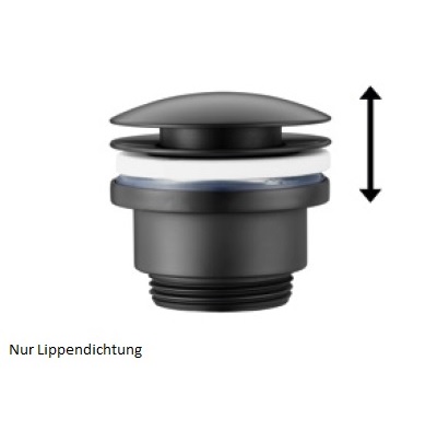 Avenarius Lippendichtung schwarz 9909058040