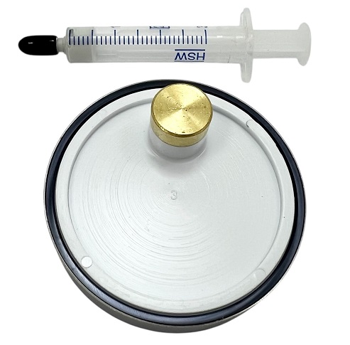 Viessmann Bimetall-Zeigerthermometer, D=63 mm, für Heizkreisverteilung 7815311