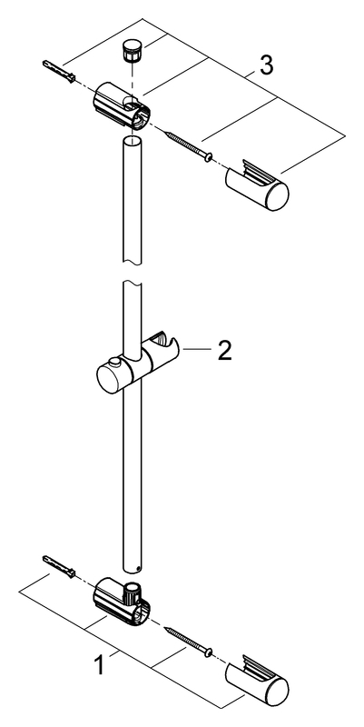 Grohe Brausestange Euphoria 900mm chrom 27500000