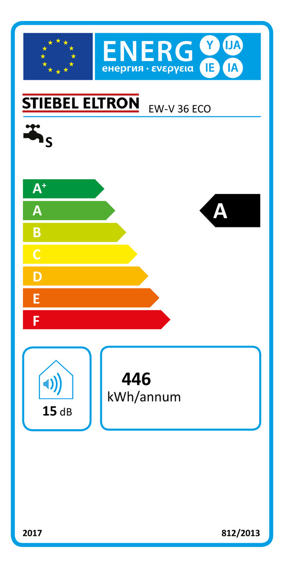 Stiebel Eltron Wandspeicher EW-V 36 ECO, 36 l, 1 bis 6 kW, weiß 205032