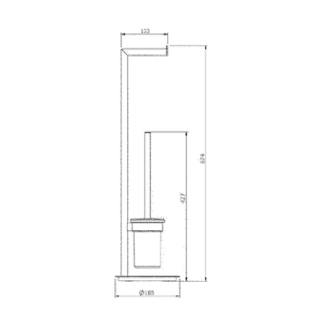 Avenarius Design-Ständer WC 9104504010
