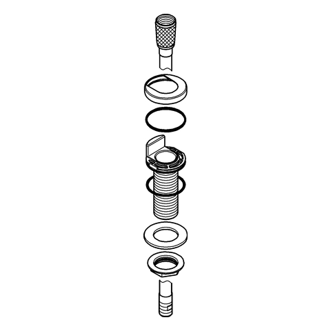 Grohe Schlauchdurchführung supersteel 46730DC0