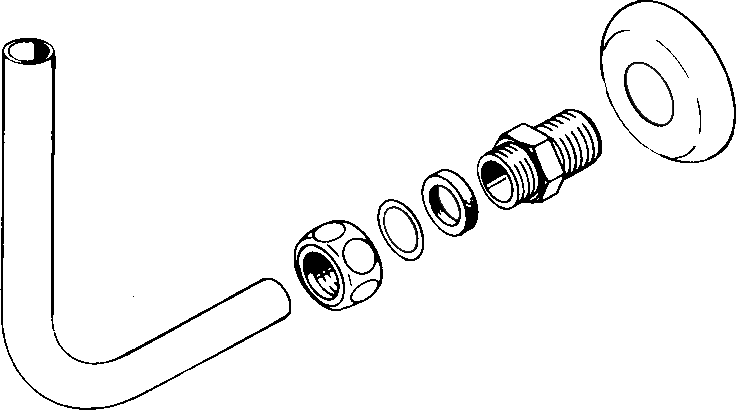 Hansa Rohr L=120mm 59901103