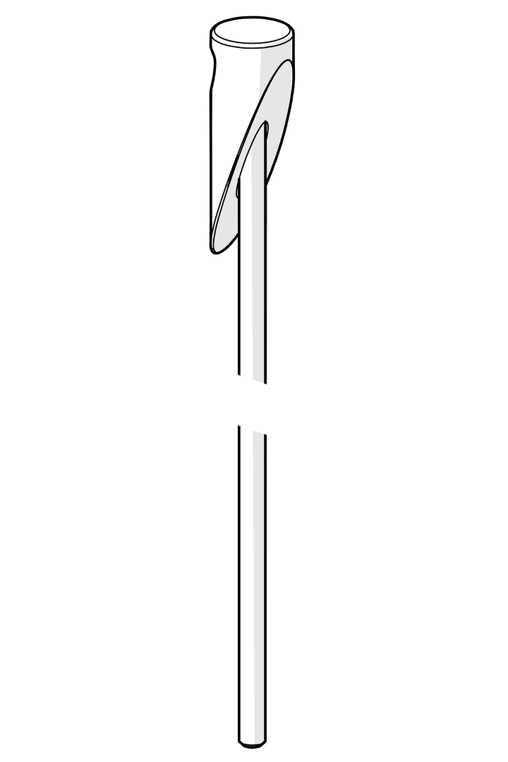 Hansa Zugstange mit Knopf chrom 59913652