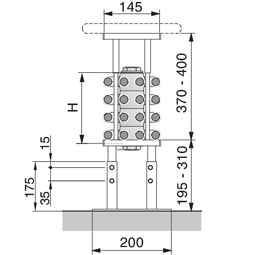 Arbonia Bank-Radiator 6-Säuler H: 31,5 L: 300cm Modell 7F6300-A86