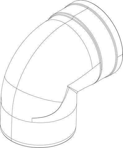 Bosch / Buderus Abgasbogen DN160 8738804601