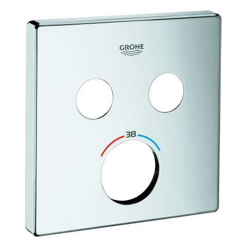 Grohe Rosette für SmartControl UP- Thermostat mit 2 Absperrventile chrom 49039000