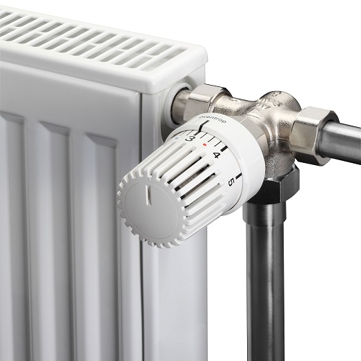 Oventrop Thermostatkopf Uni LH 7-28 C, 0 * 1-5, Flüssig-Fühler, weiß 1011465