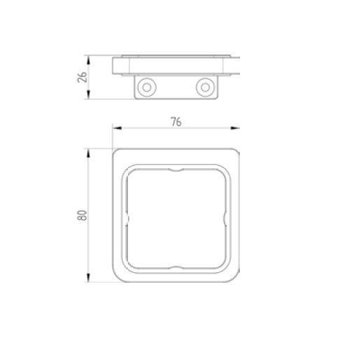 Avenarius Halter-Wandmodell 4801105040