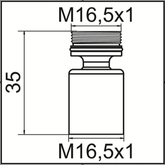Neoperl Kugelgelenk für CACHE TT verchromt, M16.5x1 x M16.5x1 06896890