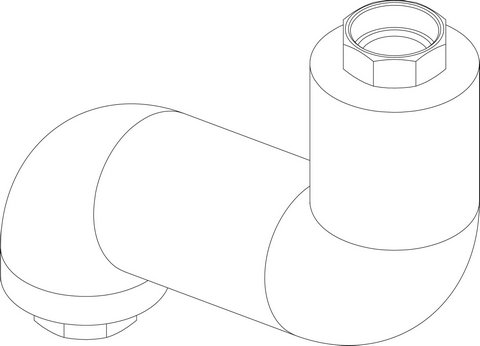 Bosch Anschlussrohr VK G11/2 kpl V2 8738804082