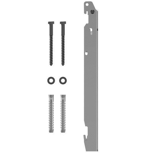 Kermi SchnellmontagekonsolenSet Typ 11-33 BH 700mm, Wandabstand 30mm, weiß, als 3. Konsole ab BL1800 ZB02630009