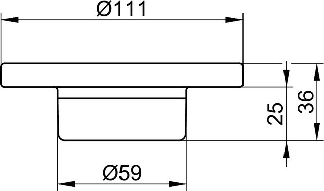 Keuco Echtkristall-Schale Plan 14955009000