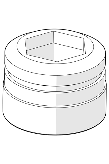 Hansa Montagering für Luftsprudler chrom 59913654