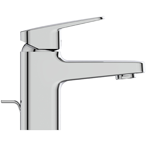 Ideal Standard Waschtischarmatur Ceraplan H60 mit Ablaufgarnitur Ausladung 99mm BlueStart chrom BD205AA